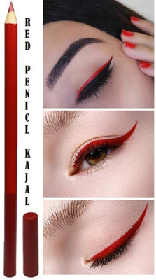 THTC Kajal Eyeliner-And-Lip Liner & Extra Bold Pencil(RED, 2 g)
