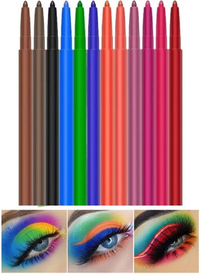 Neycare Multicolor Eye & Lip Liner Beautiful Shades and Ultra-Thin Eye(Multi-color, 24 g)