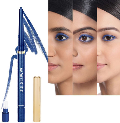 GULGLOW99 Longlasting Waterproof Kajal|Smudge & Transferproof(blue, 0.35 g)