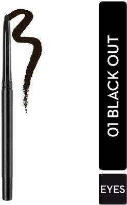 BLUEMERMAID MATTE FINISH WATER PROOF LONG LASTING BOLD BLACK KAJAL(BLACK, 4 g)