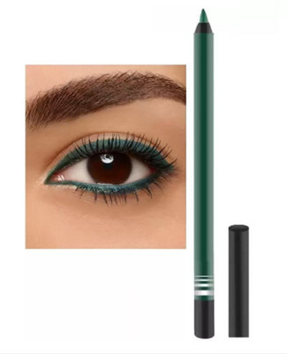 Yuency NEW HIGH PIGMENT GREEN COLOR CRAYON KAJAL MATTE SHIMMER(GREEN, 1.5 g)