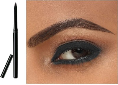 Luster Shine Matte Black Waterproof Long Lasting Kajal Pencil Eye Liner(BLACK, 2 g)