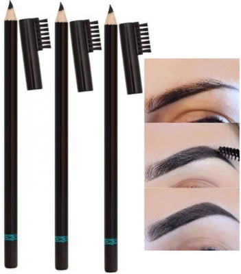 Yuency New eyebrow pencil for perfectly defined brows black eyebrow pencil(black)
