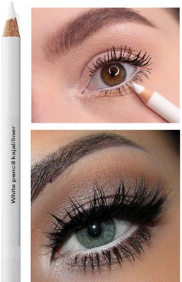 Vyomiris Waterproof Long Lasting White Kajal(white, 2 g)