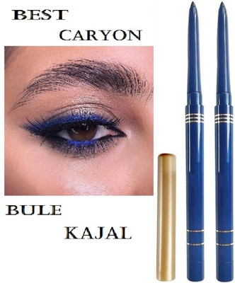 Vyomiris CRAYON KAJAL EYELINER BEST FOR EYE MAKEUP WOMEN(BLUE, 3 g)