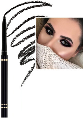 tanvi27 Matte Kohl Liner In A Twist Up Pencil, Waterproof, Smudgeproof & Long Lasting(Jet Black, 2 g)