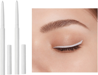 Libline white kajal eyeliner super soft waterproof pencil, Matte Finish(white, 4 g)