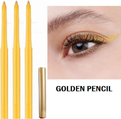 USBK NEW BEST COLOR GOLD SHIMMERY CRAYON KAJAL(GOLD, 1.5 g)