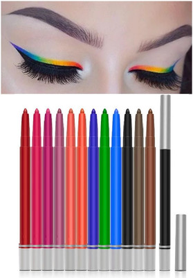 Arcanuy HD Multi Color Kajal Set Matte Waterproof And Sweatproof(MULTICOLOR, 24 g)