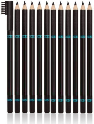 Yuency New water proof &long lasting black eye brow pencil(black)