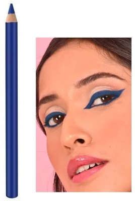 Luster Shine Blue pencil kajal and eye liner water proof(Blue, 2 g)