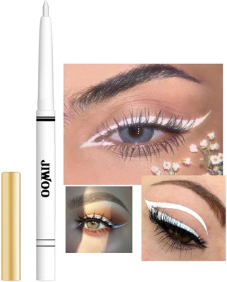 Jiwoo Water Proof Highly Pigmented Matte Finish Kajal - White(WHITE, 0.35 g)