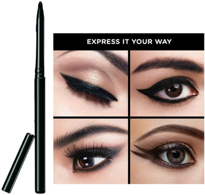 Libline Smudge Proof & Water Proof Black Crayon kajal(BLACK, 2 g)