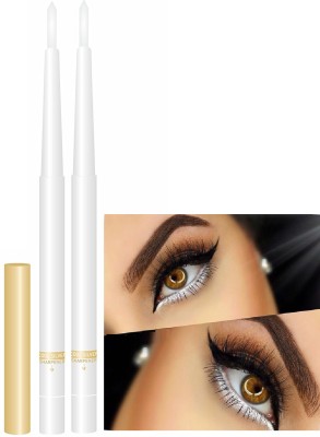 ADJD COMBO PROFESSIONAL PURE WHITE KAJAL BEST FOR EYE MAKEUP(WHITE, 2 g)