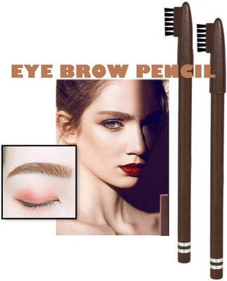 tanvi27 Eye Brow Shaper Water Proof Brown Eyebrow Pencil with Brush set of 2(brown)
