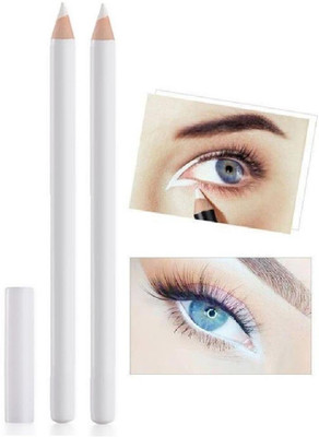 REIMICHI Pigment Natural Smooth & High Quality Long Lasting White Pencil Kajal pack of 2(WHITE, 4 g)