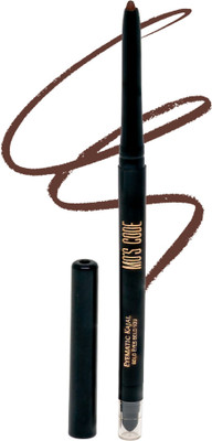 MO'S CODE Eyematic Kajal|Bold Eyes Bold You|Waterproof & Smudgeproof|Matte Finish(Earthy Brown, 0.4 g)