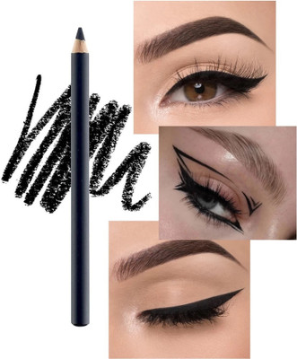 GABBU Extra Bold Pencil Kajal Eyeliner(black, 2 g)