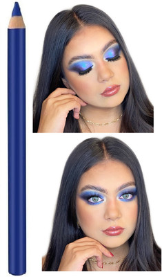 USBK Matte Finish Eyeliner Pencil Easy Glide & Quick-Drying Formula(BLUE, 2 g)
