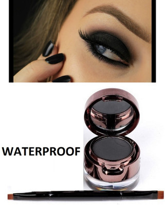 BLUEMERMAID 2 IN 1 GEL EYELINER HIGH PIGMENT FORMULA(BLACK, 8 g)