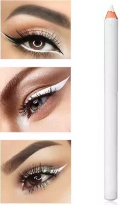 GABBU white pencil Kajal, Matte finsh Waterproof, Smudge Proof & Long Lasting Eye(white, 1.2 g)