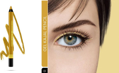 DARYUE Shimmer gold pencil smudge proof AND LIGHTWEIGHT(Gold, 1.5 g)