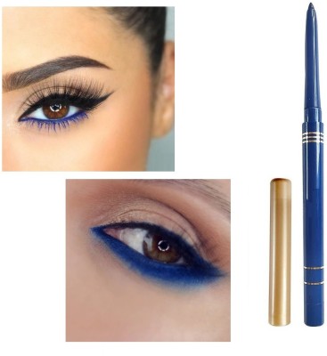 BLUEMERMAID NEW CREAMY BLUE CRAYON KAJAL PENCIL FOR PERFECT LOOK(BLUE, 2 g)