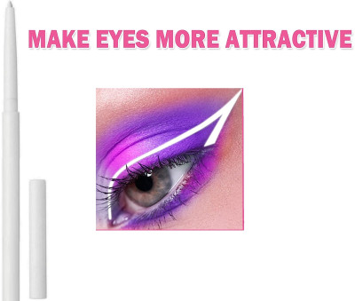 Libline Smudge Proof, Water Proof, Matte Finish Kajal & Lasts up to 24 Hours(white, 2 g)