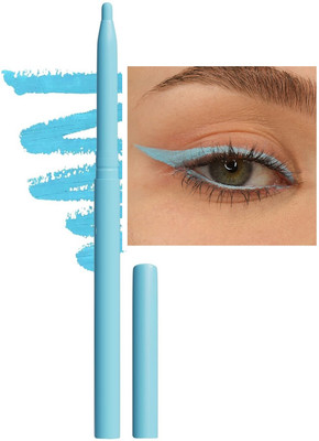 MYEONG Bright Blue Smooth One Stroke Application Ultra Creamy Texture Water Proof Kajal(Bright Blue, 4 g)