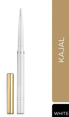 GULGLOW99 Highly pigmented smudge proof water proof Long Lasting Kajal(Pure White, 0.35 g)
