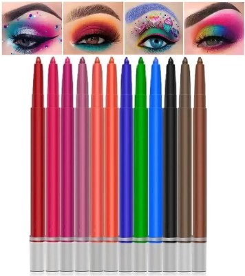 DARVING Eye Care Kajal Pen Eye Liner Set Matte Finish(MULTI COLOR, 24 g)