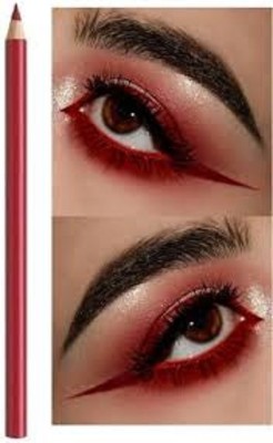 AFARAXIA New Professional long lasting red pencil kajal smooth texture(Red, 2 g)