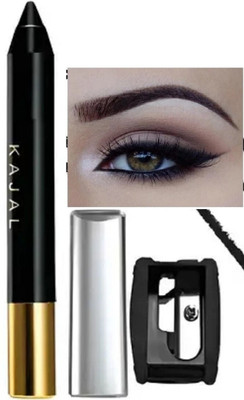 Yuency Best Soft Waterproof Smudge-proof Eye Makeup Kajal(black, 1.5 g)
