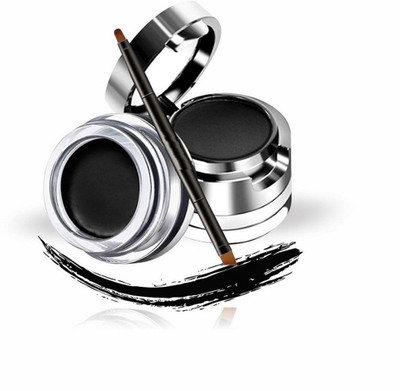 GFSU - GO FOR SOMETHING UNIQUE 2IN1 LONG LASTING KAJAL EYELINER CAKE(BLACK, 7 g)