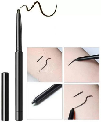 Yuency Professional Touch Smudge Proof & Water Proof Black Crayon kajal(BLACK, 2 g)