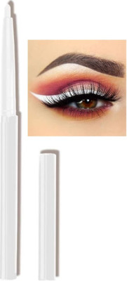 Vyomiris NEW WATER PROOF OR SMUDGE PROOF ONE STOCK BOLD WHITE CRAYON KAJAL(WHITE, 2 g)