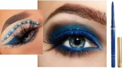 BLUEMERMAID PERFECT MATTE BLUE CRAYON KAJAL FOR MAKEUP(BLUE, 1.5 g)