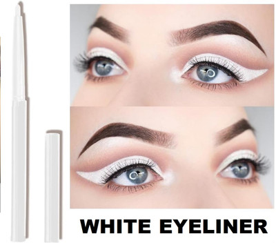 NADJA HIGH PIGMENT WHITE CRAYON KAJAL FOR BEST EYE LOOK 1.5 g(WHITE)
