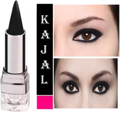 GABBU Long Lasting WaterProof Black EyeLiner Kajal(black, 3.6 g)