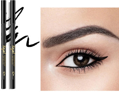 GFSU - GO FOR SOMETHING UNIQUE Black Kajal – Long-Lasting + Waterproof(black, 2.4 g)