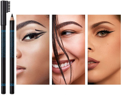Libline Smudge Proof Eyebrow Definer Pencil(BLACK, 4 g)