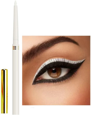 DARVING Professional Long Lasting Smudge Proof Auto White Kajal Highly Pigmented(WHITE, 3 g)