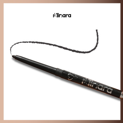 MINARA Kajal Pack of 1- Richly Pigmented | Sweat Proof | Lasts Up To 16HRS(Black, 0.3 g)