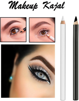 SEUNG Professional Colorful Eye Look Smudge-Matte Finish(white, black, 4 g)