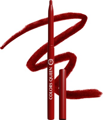 COLORS QUEEN Extreme Color Kajal Creamy Texture Non Transfer Smudge & Waterproof Kajal Pencil(02 - True Red, 0.4 g)