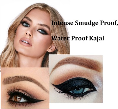 Libline Long-lasting wear, non-smudge Matte Finish Black Kajal(BLACK, 6 g)