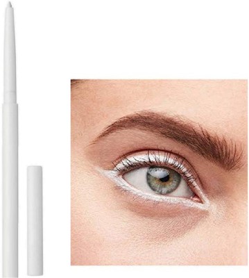 Luster Shine Multi purpose white Crayon kajal and eyeliner smudge proof & waterproof(WHITE, 2 g)