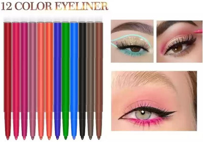 Amaryllis Ultra Soft Eye liner Waterproof , Long Stay 12 g(Multicolour)