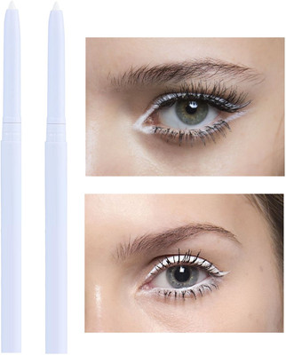 Wonholli NEW WHITE CRAYON KAJAL MATTE SOFT FINISH(White, 4 g)