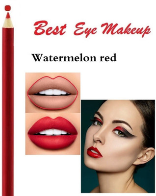 SEUNG Extra Bold-And-Lip Liner & Eye Pencil Waterproof Pigmented Dual Use Pencil(RED, 2 g)